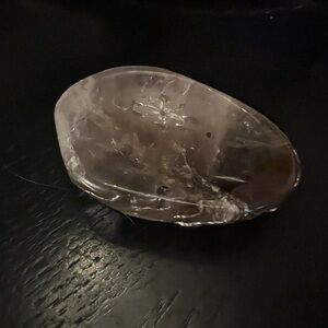 Smokey Quartz Irregular Crystal Dish Bowl